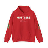 Red Hustlers Ambition Hoodie front view