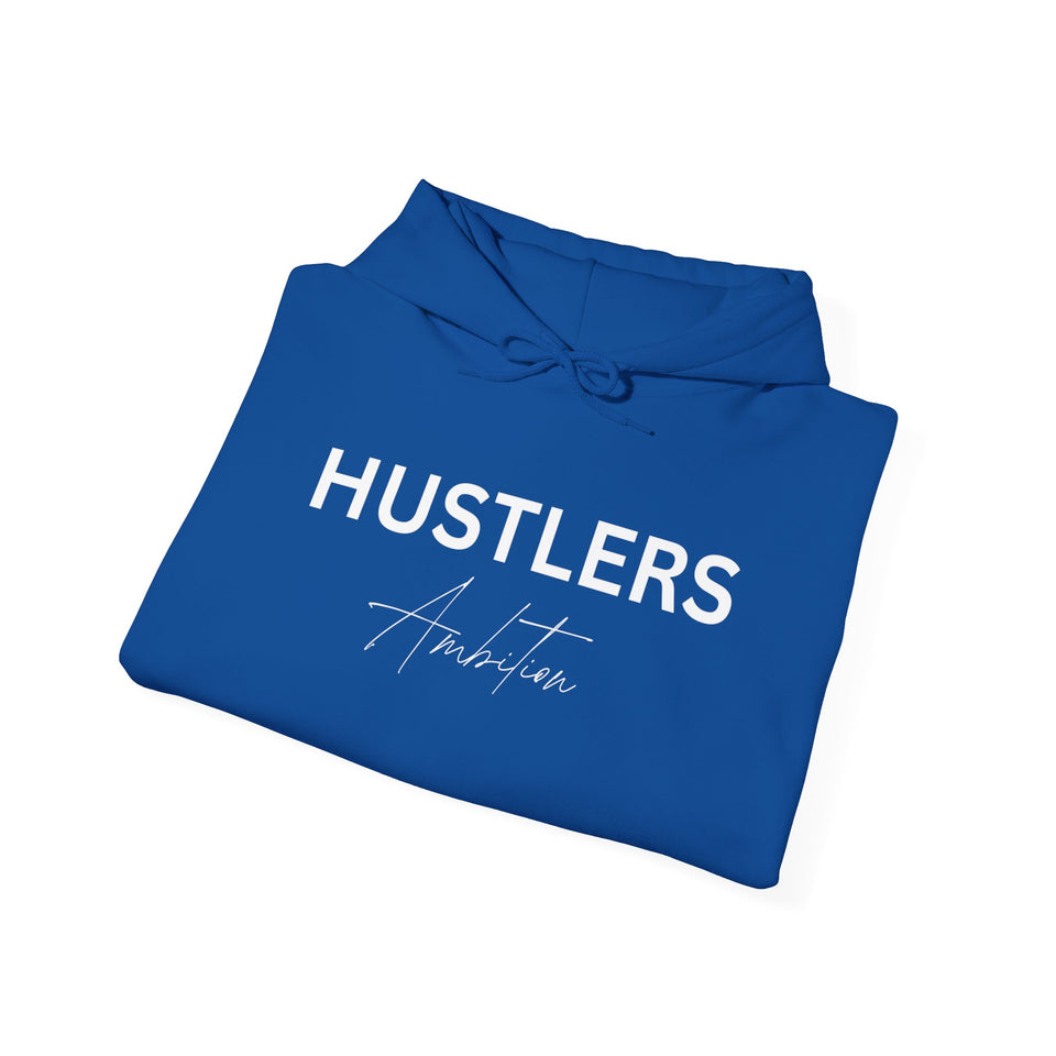 Blue Hustlers Ambition Hoodie folded 